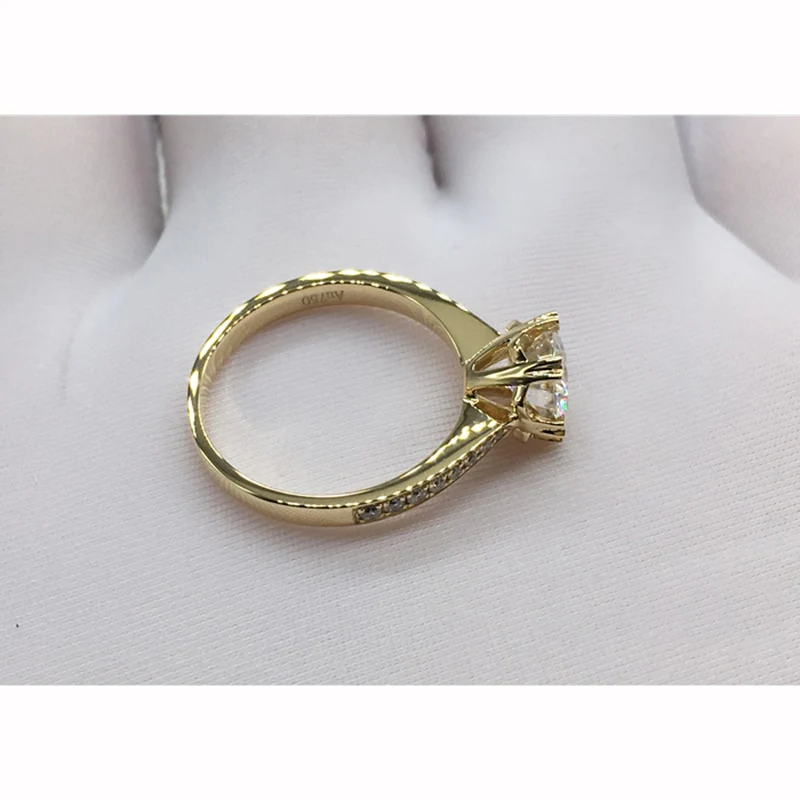 Snowflake Engagement Anniversary Ring in 14K Gold - Pre Order 3-4 weeks - Image 3