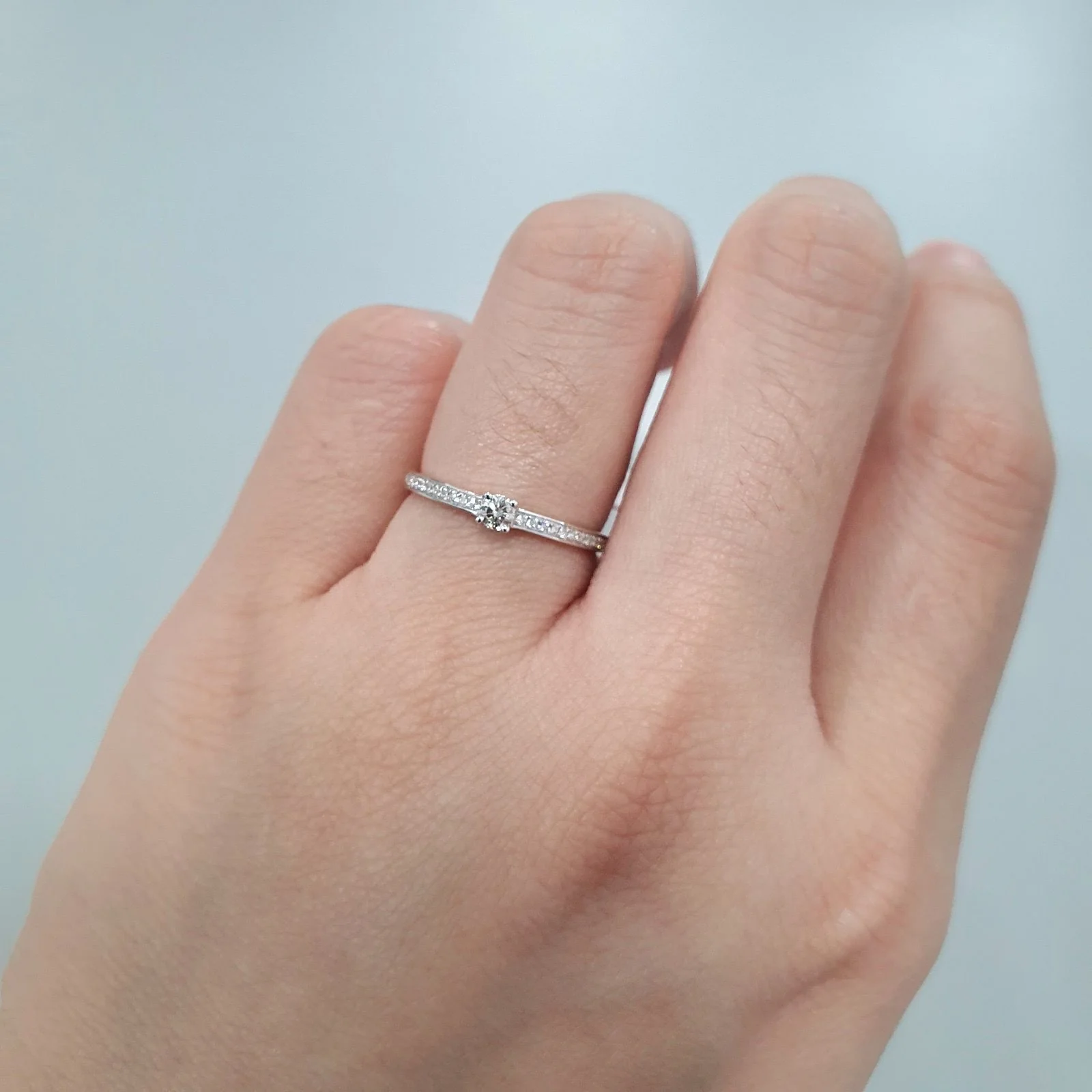 .18ctw Diamond Pavé Engagement Ring - Image 2