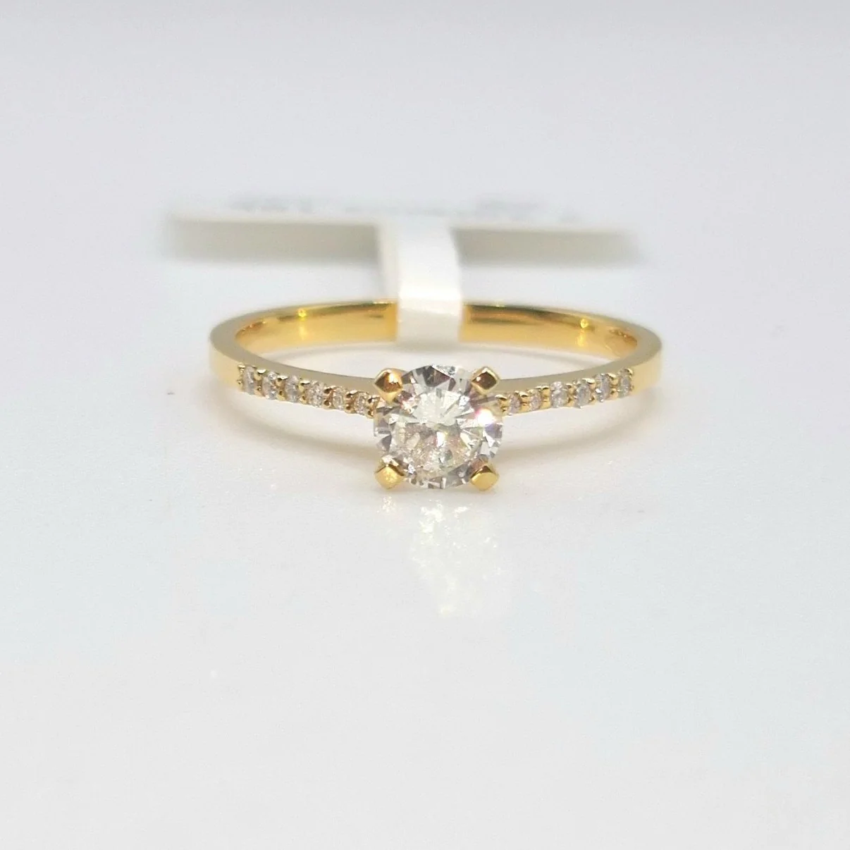 .50ctw Diamond Engagement Ring 18K Yellow Gold