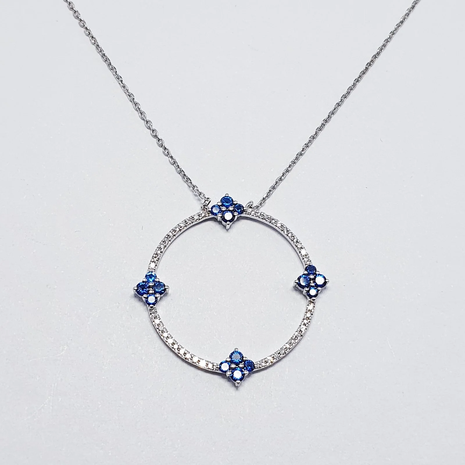 .51ctw Diamond Round Necklace 14K Gold - Image 3