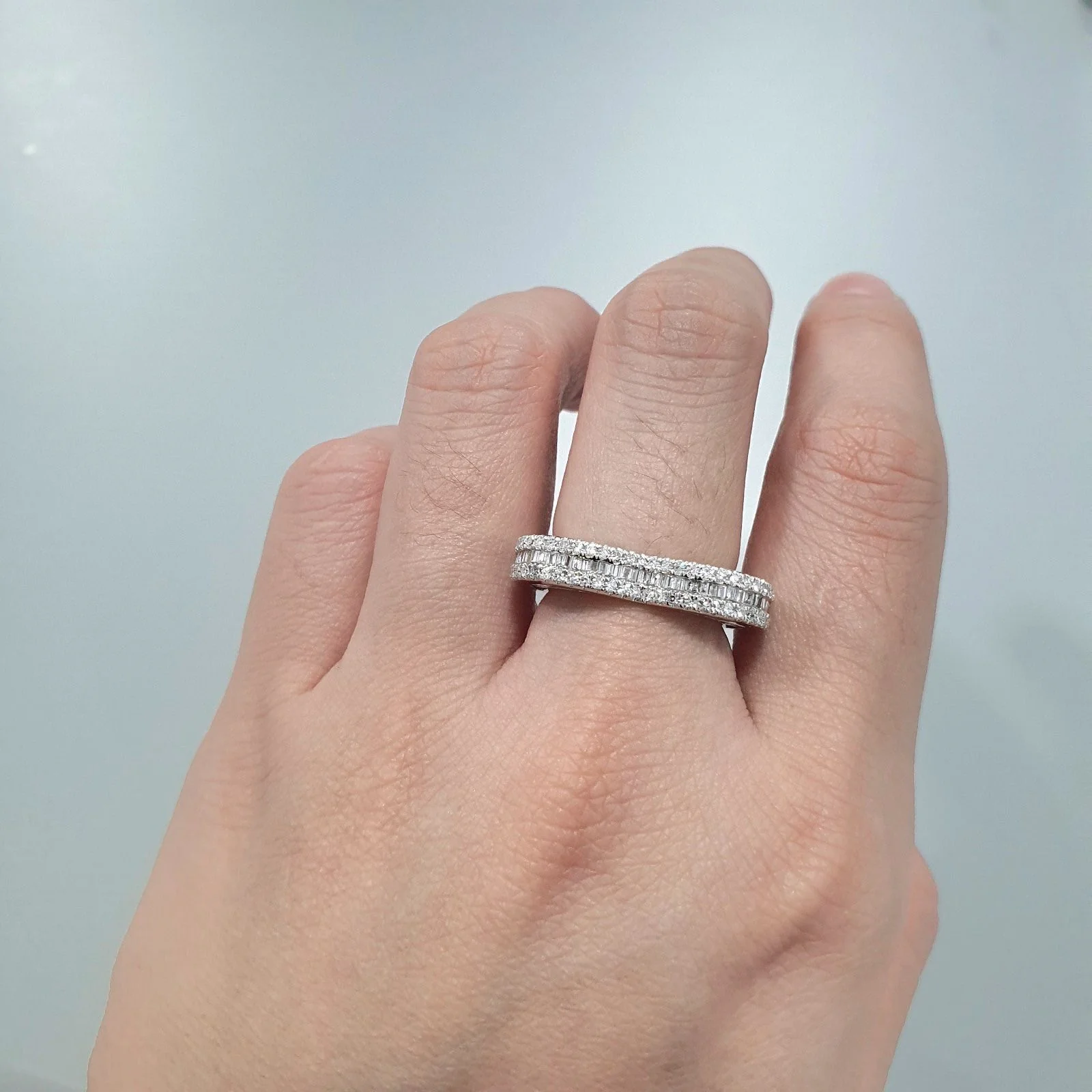 .6ctw Sideways Heart Diamond Ring 14K Gold - Image 2