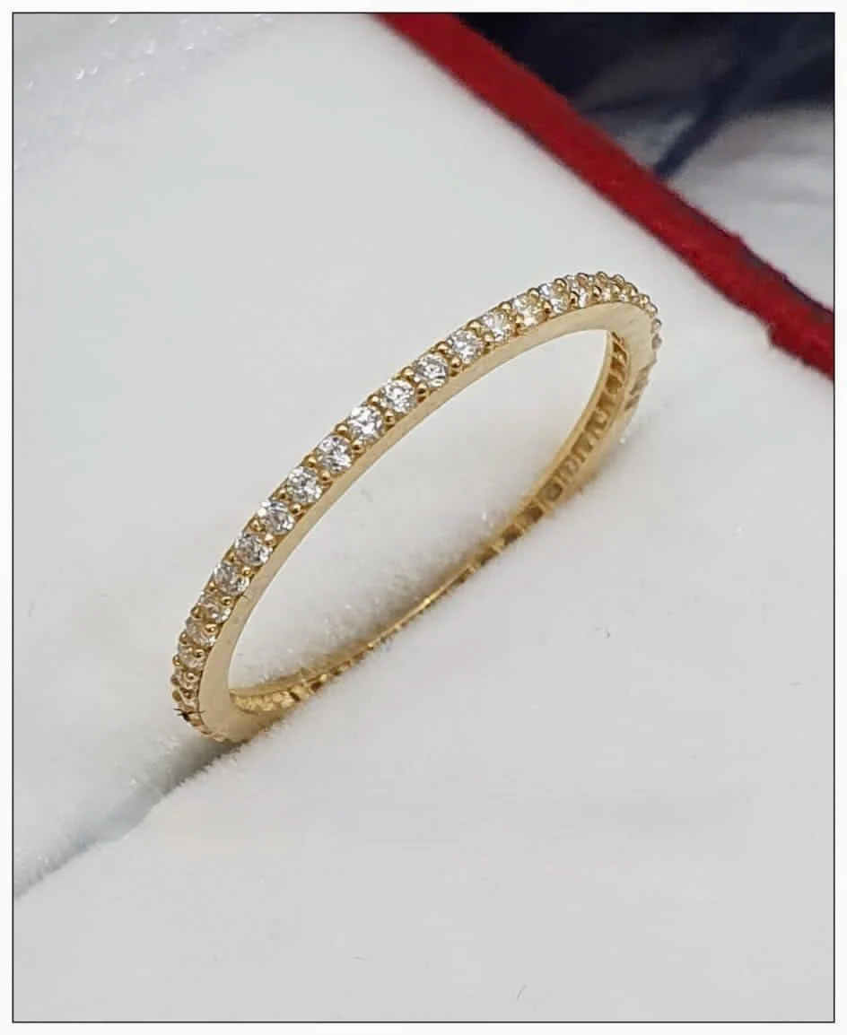 SABRINA 18K Full Eternity Ring - Image 3