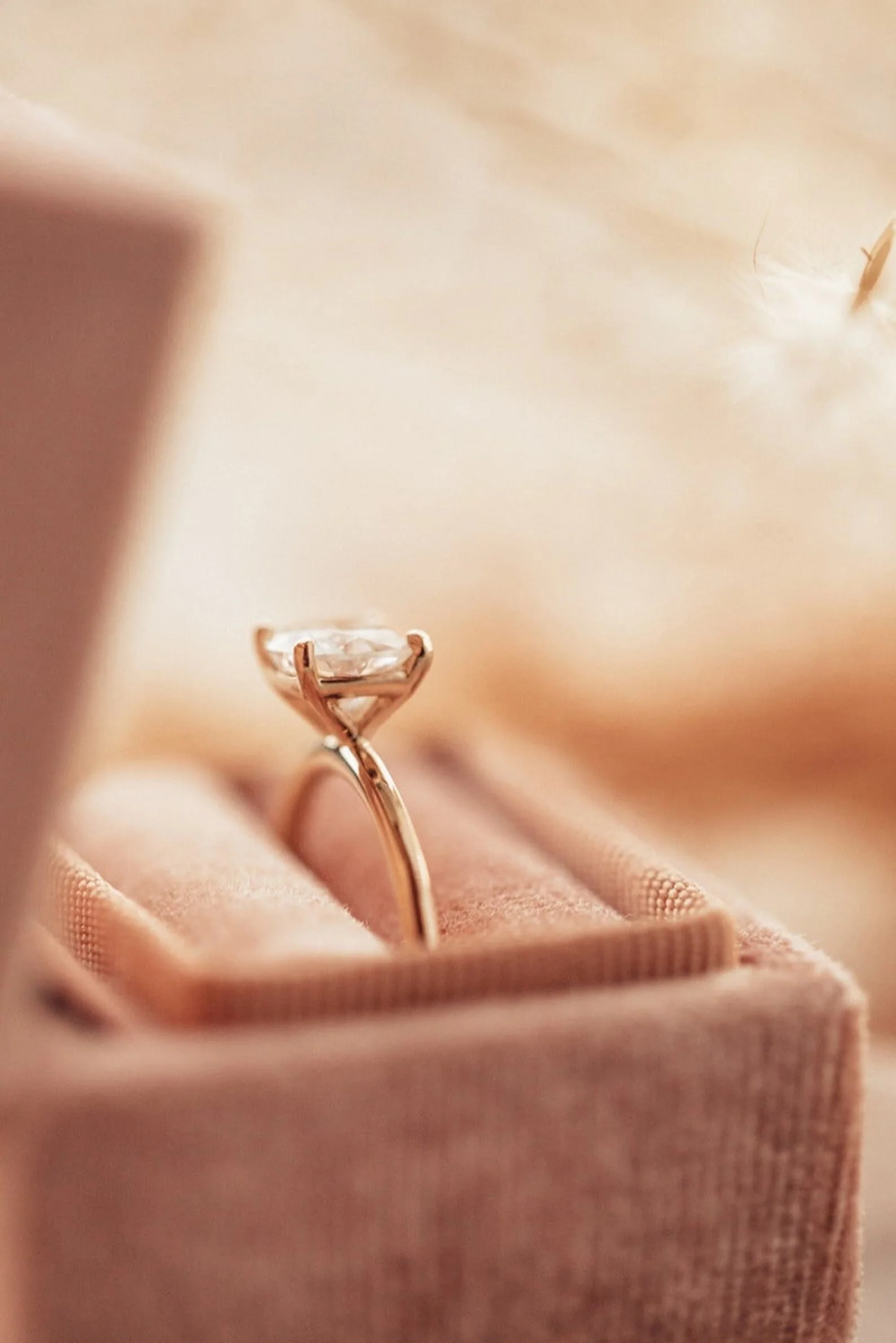 Custom Order 1.5ct Cushion Engagement Ring 18K White Gold - Image 3