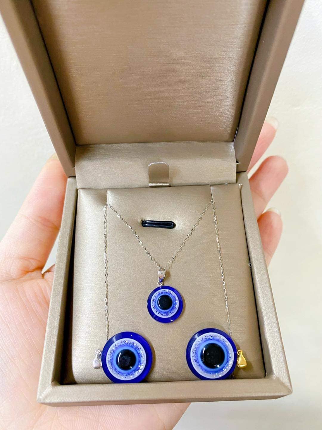 Evil Eye Necklace 18k Gold - Image 3