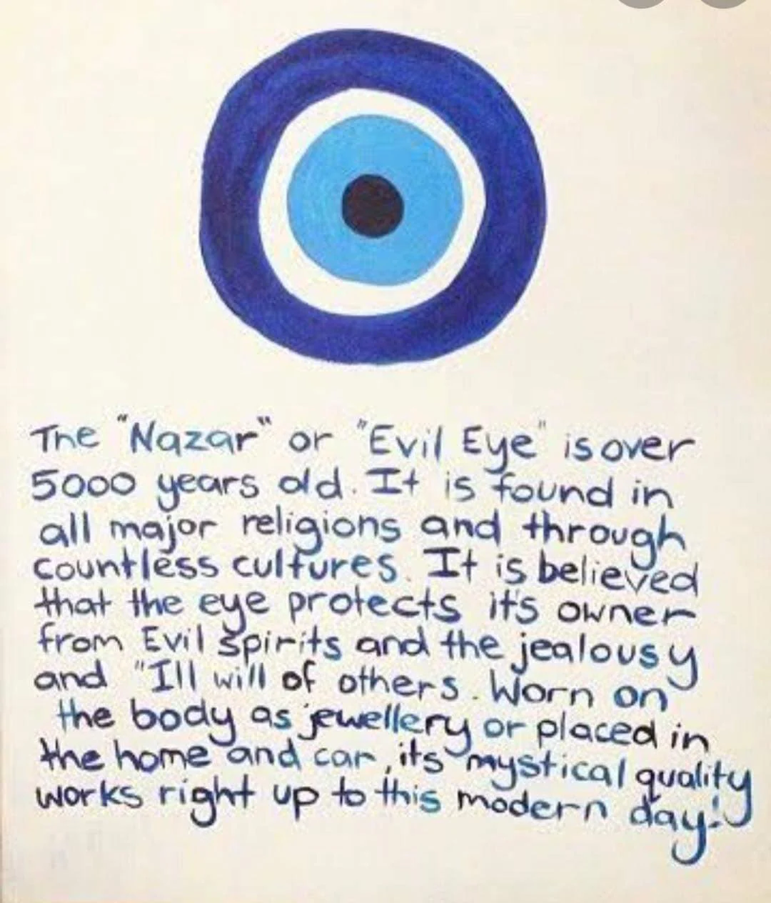 Evil Eye Necklace 18k Gold - Image 4
