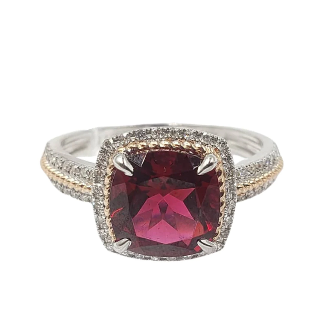 Gemstone Engagement Ring / Women's Ring 14K Gold - Image 5