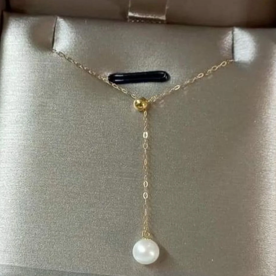 Pearl Drop Necklace - Image 2