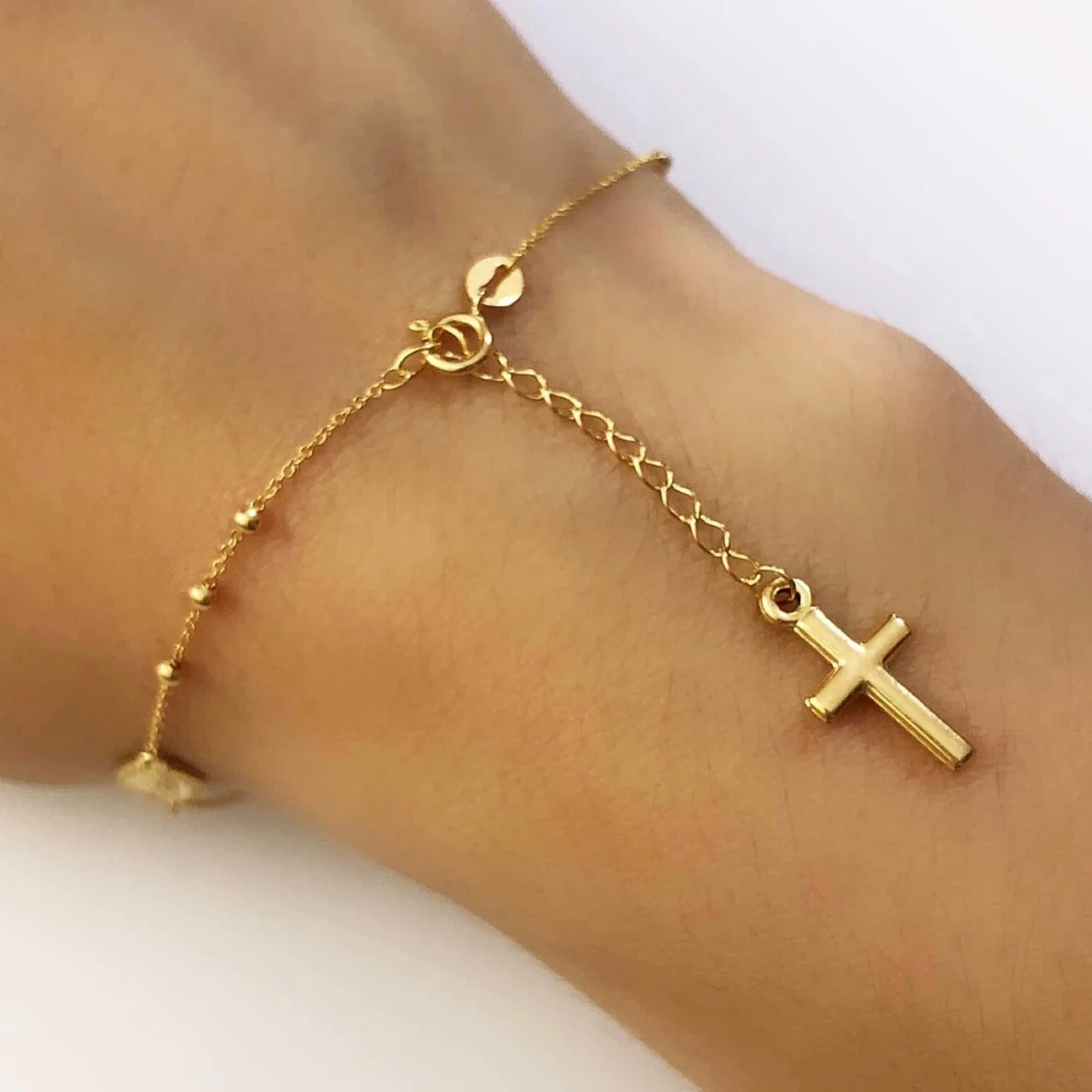 Rosary Bracelet 18K Gold - Image 2