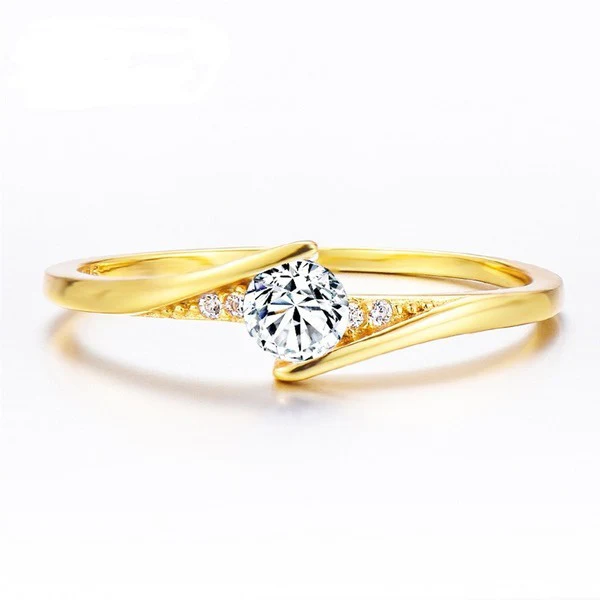 Tessa 9K Gold Engagement Ring - Image 3