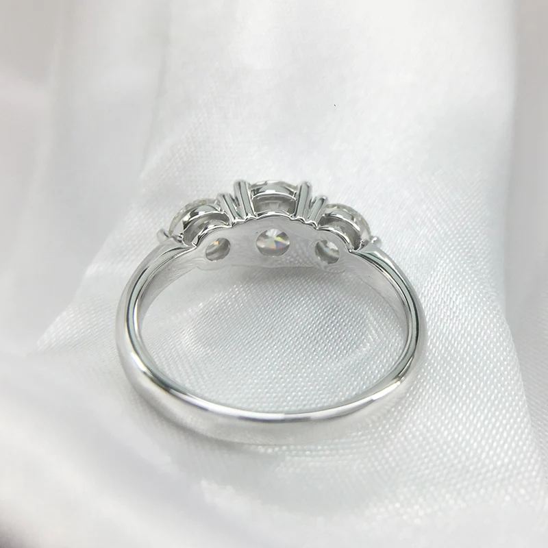 Three-Stone Engagement Ring/Women's Ring - Image 7