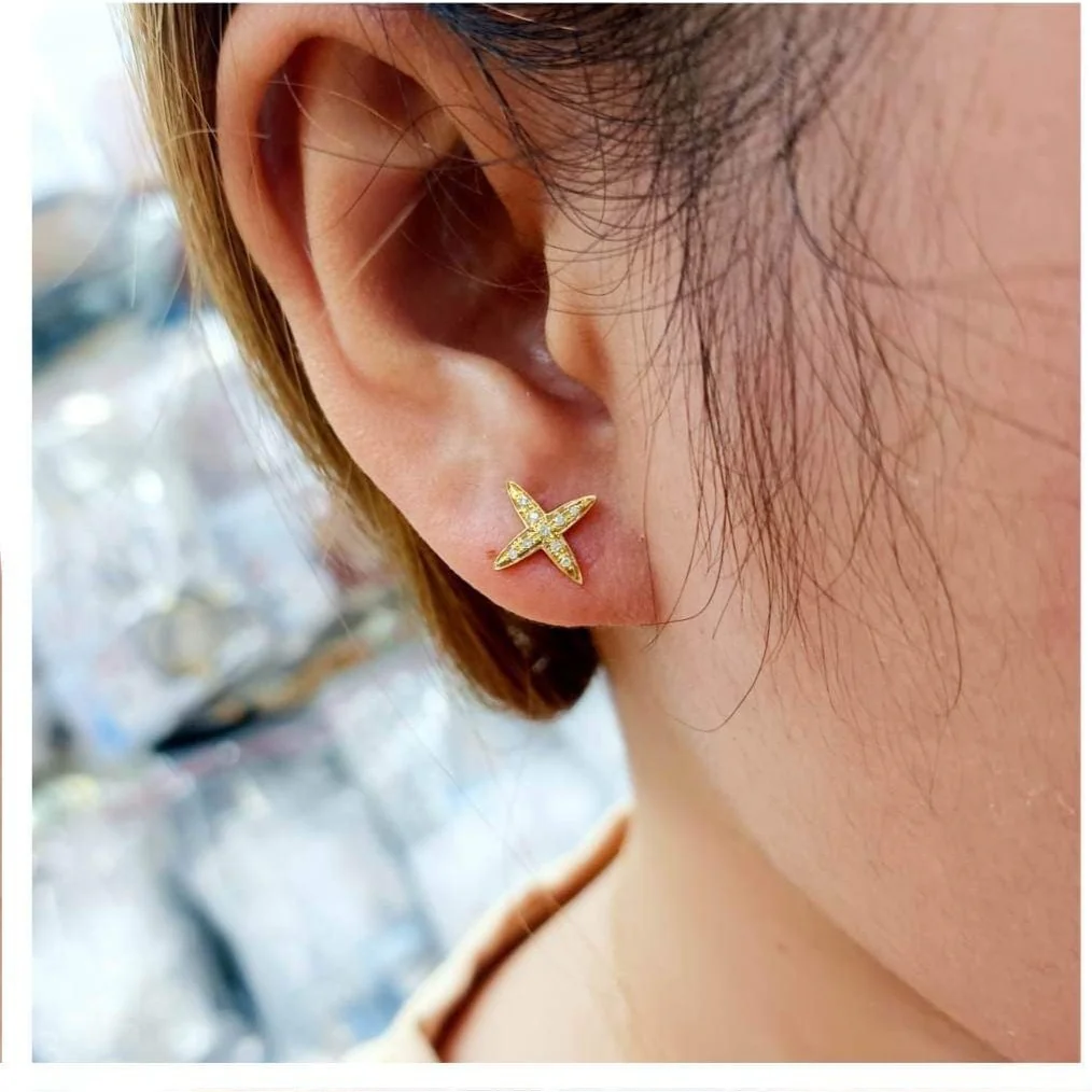 Twinkle Diamond Earrings - Image 2
