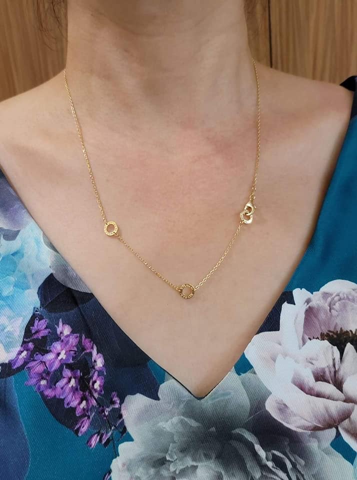 Versatile Drop Necklace 18K Gold - Image 3